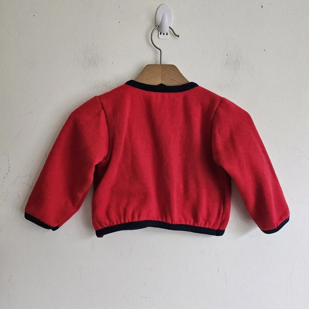 The Eagle’s Eye Vintage Toddler Red Knit Cardigan – Size 3T Adorable red knit ca - Picture 3 of 8
